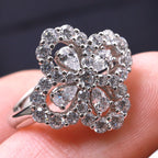 [Imperial] LOOP RING FULL MOTIF DIAMOND 16MM SILVE
