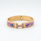 [Imperial] H PINK GOLD BRACELET PINK CERAMIC
