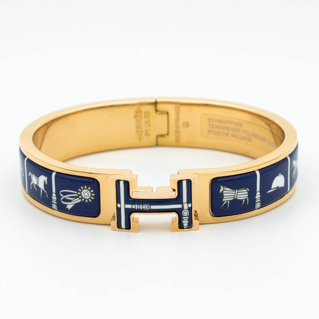[Imperial] H BRACELET BLUE CERAMIC