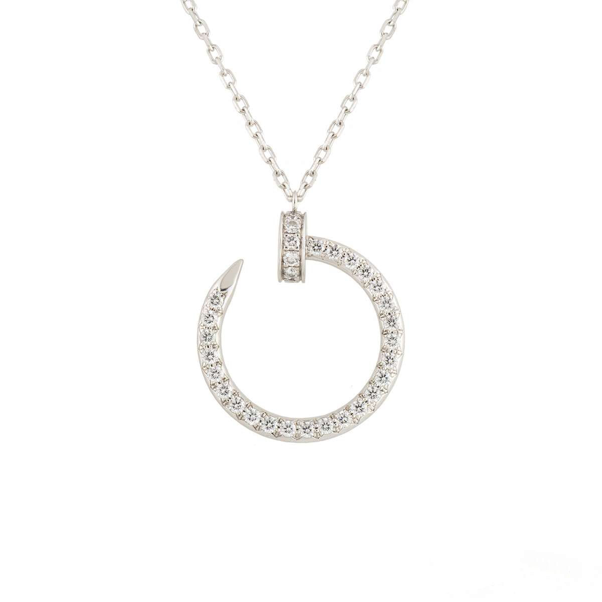 [Imperial] JUSTE NECKLACE SILVER DIAMONDS