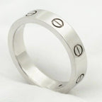 [Imperial] LOVE RING 4MM 1 DIAMOND SILVER