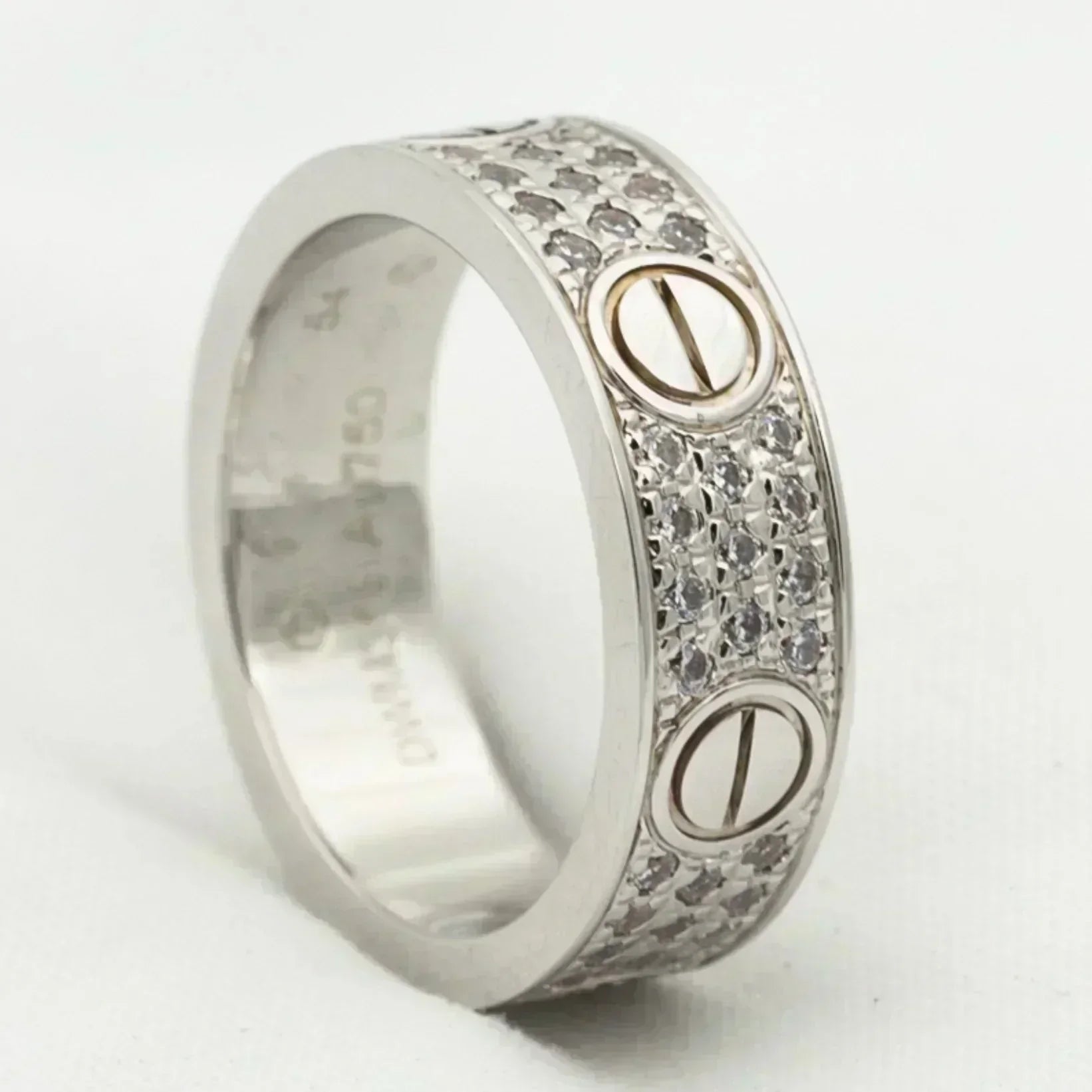 [Imperial] LOVE RING 5.5MM DIAMONDS PAVED