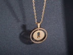 [Imperial]  MOVE PM NECKLACE PINK GOLD DIAMOND