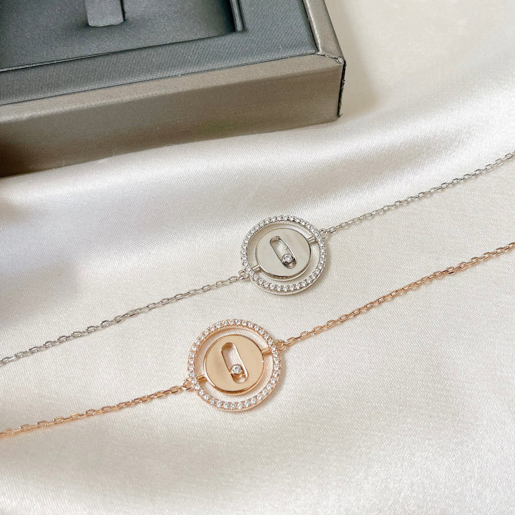 [Imperial] LUCKY MOVE PAVED DIAMOND BRACELET