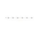 [Imperial] CLOVER 6 MOTIF SILVER DIAMOND BRACELET