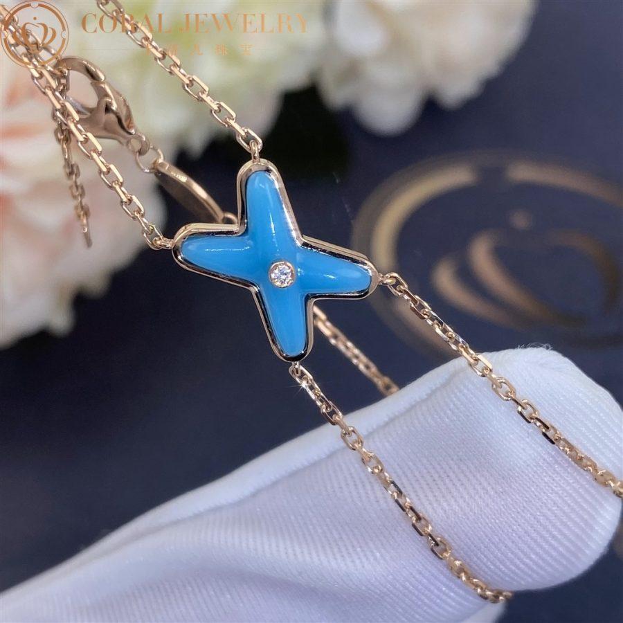 [Imperial] JEUX BRACELET TURQUOISE PINK GOLD 1 DIAMOND