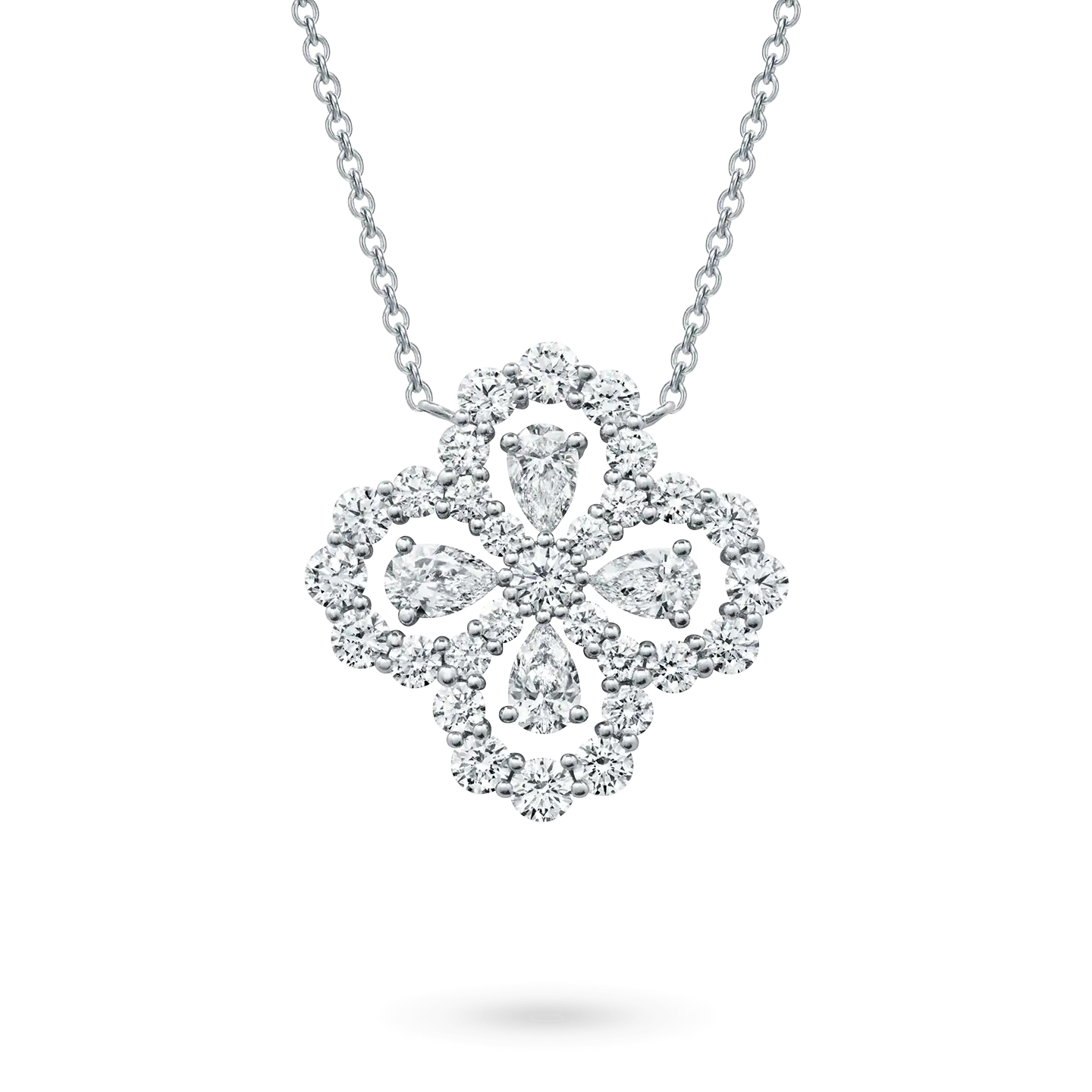 [Imperial] LOOP NECKLACE FULL MOTIF DIAMOND 16MM MULTIPLE COLORS