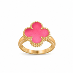 [Imperial] NEW CLOVER PINK ENAMEL RINGS