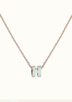 [Imperial] POP H LIGHT BLUE NECKLACE