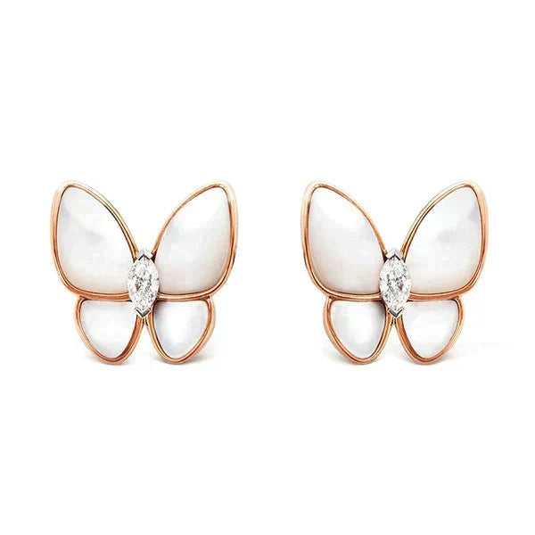 [Imperial] BUTTERFLY MOP DIAMOND EARRINGS