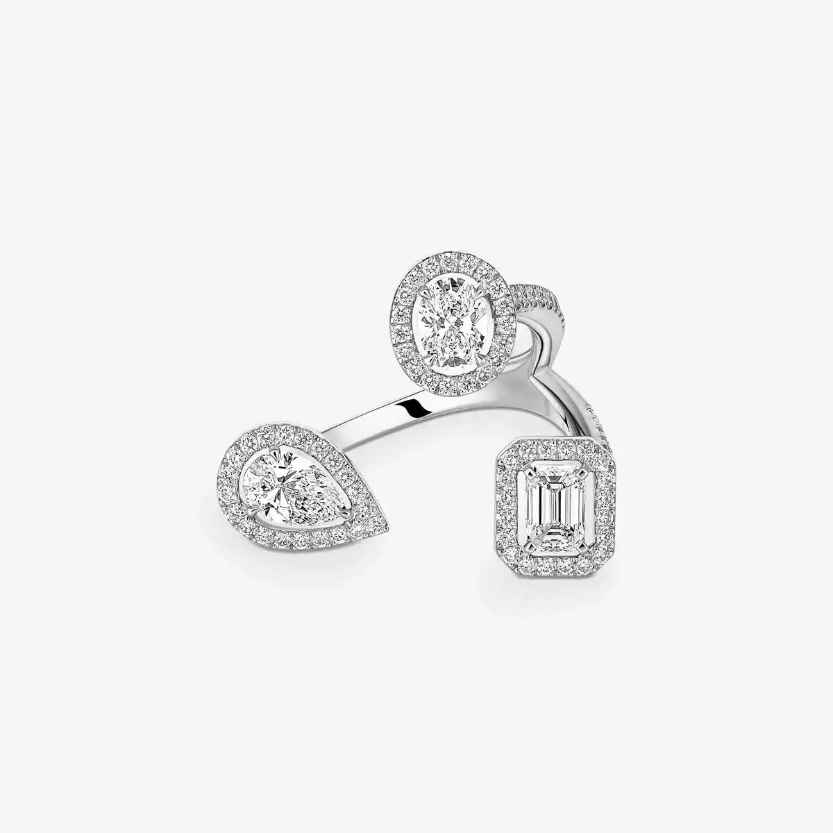 [[Imperial]  Diamond Ring 0,25ct My Twin Trilogy