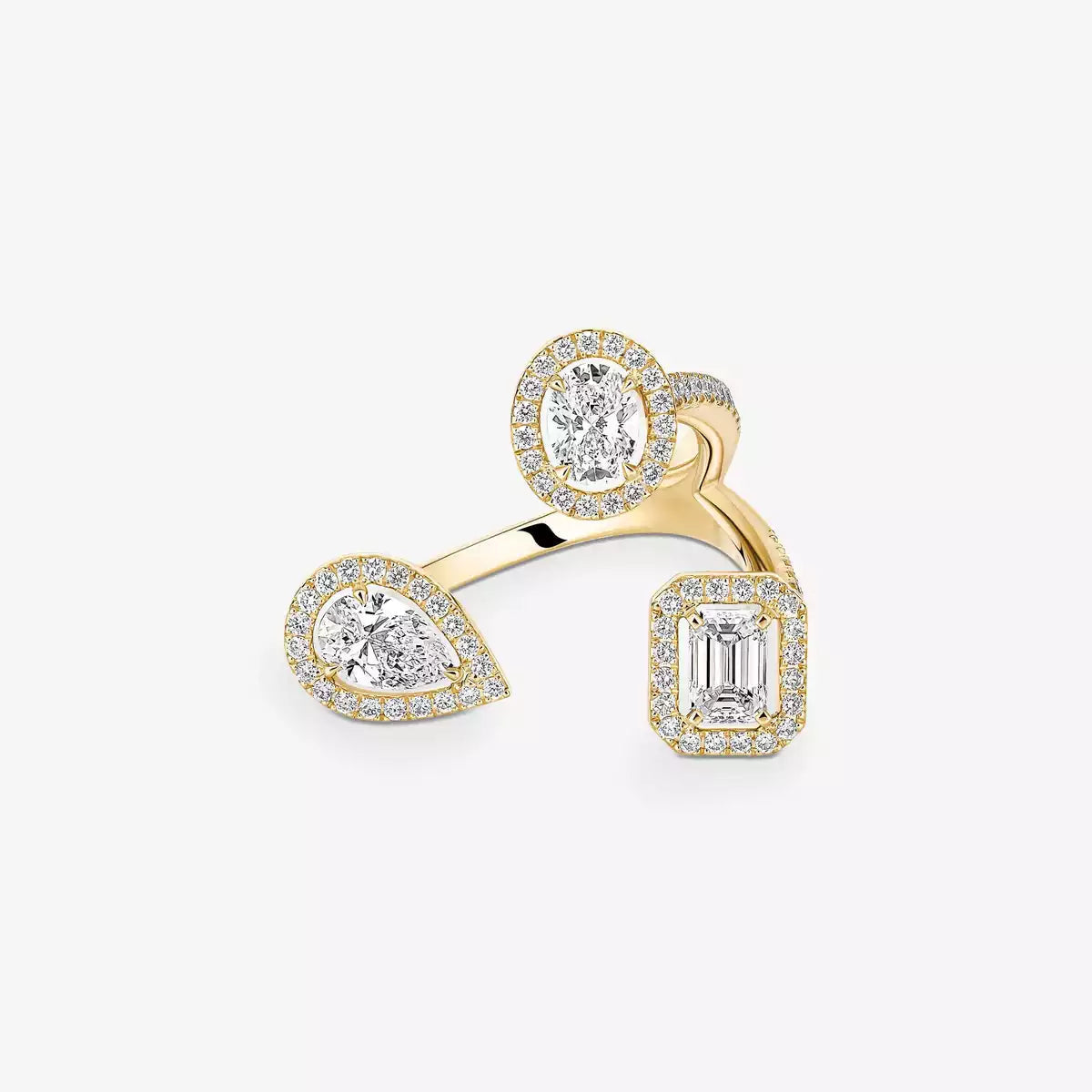 [[Imperial]  Diamond Ring 0,25ct My Twin Trilogy