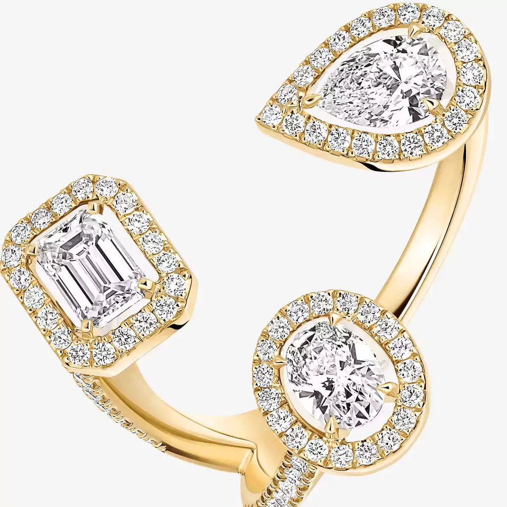 [[Imperial]  Diamond Ring 0,25ct My Twin Trilogy