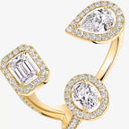 [[Imperial]  Diamond Ring 0,25ct My Twin Trilogy