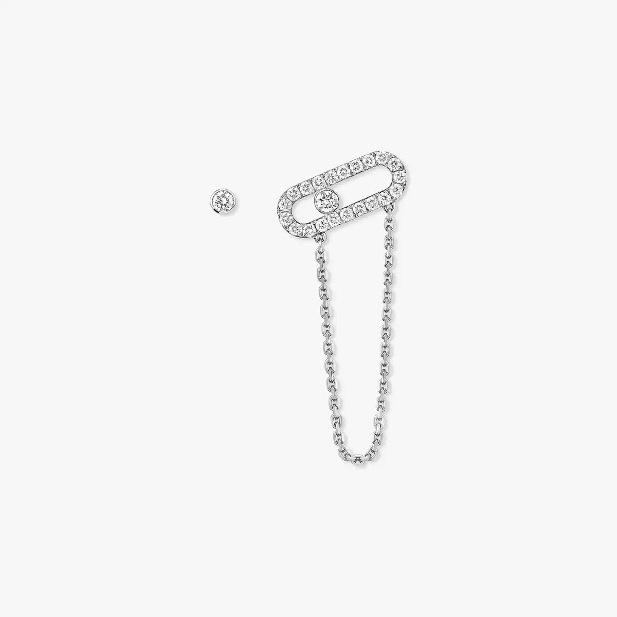 [Imperial] Move Uno Diamond Earrings