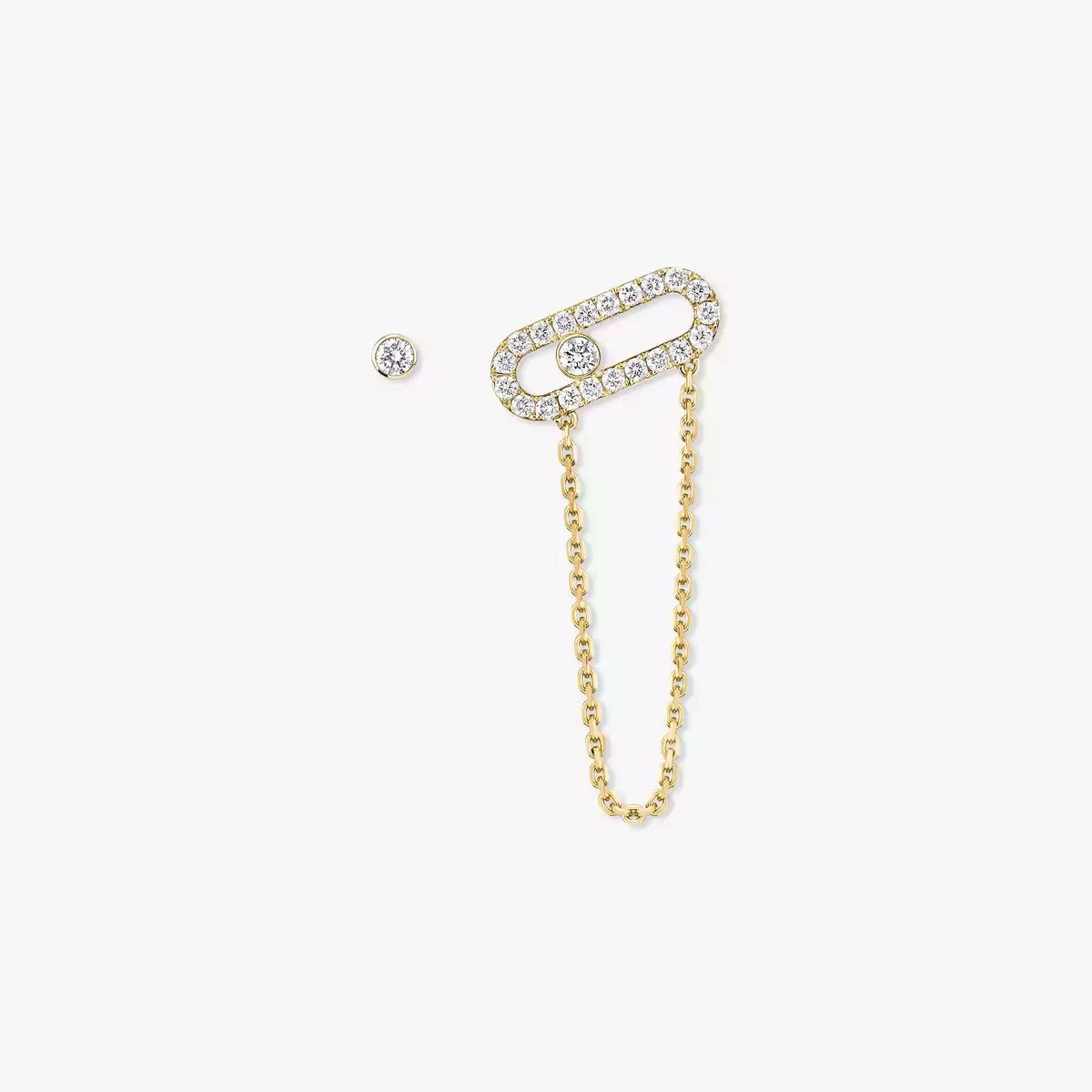 [Imperial] Move Uno Diamond Earrings