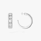 [Imperial] Diamond Pave_ Hoop Earrings Move