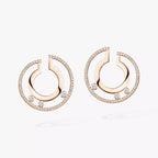 [Imperial] Move Romane Small Diamond Hoop Earrings