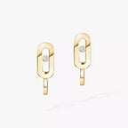 [Imperial] Diamond Mini Hoop Earrings Move Classique