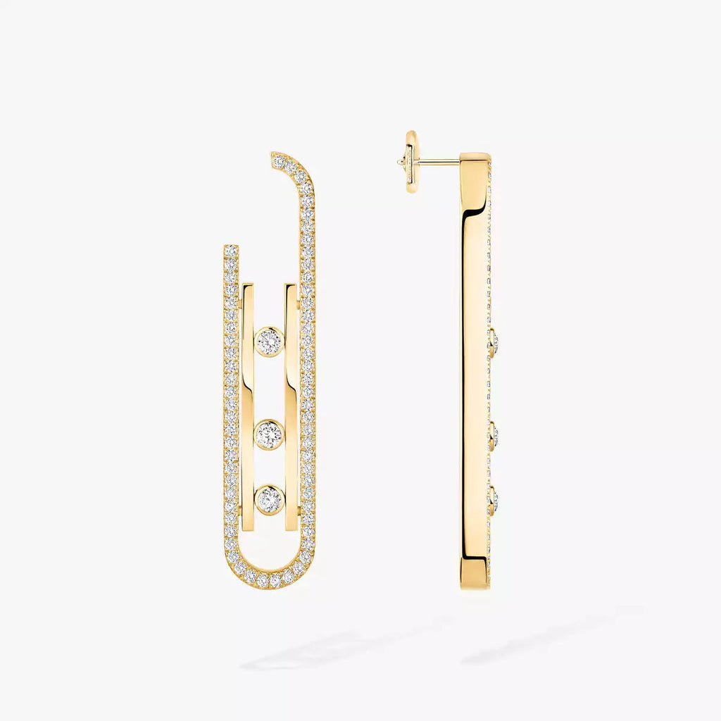 [Imperial] Diamond Pendant Earrings Move 10Th