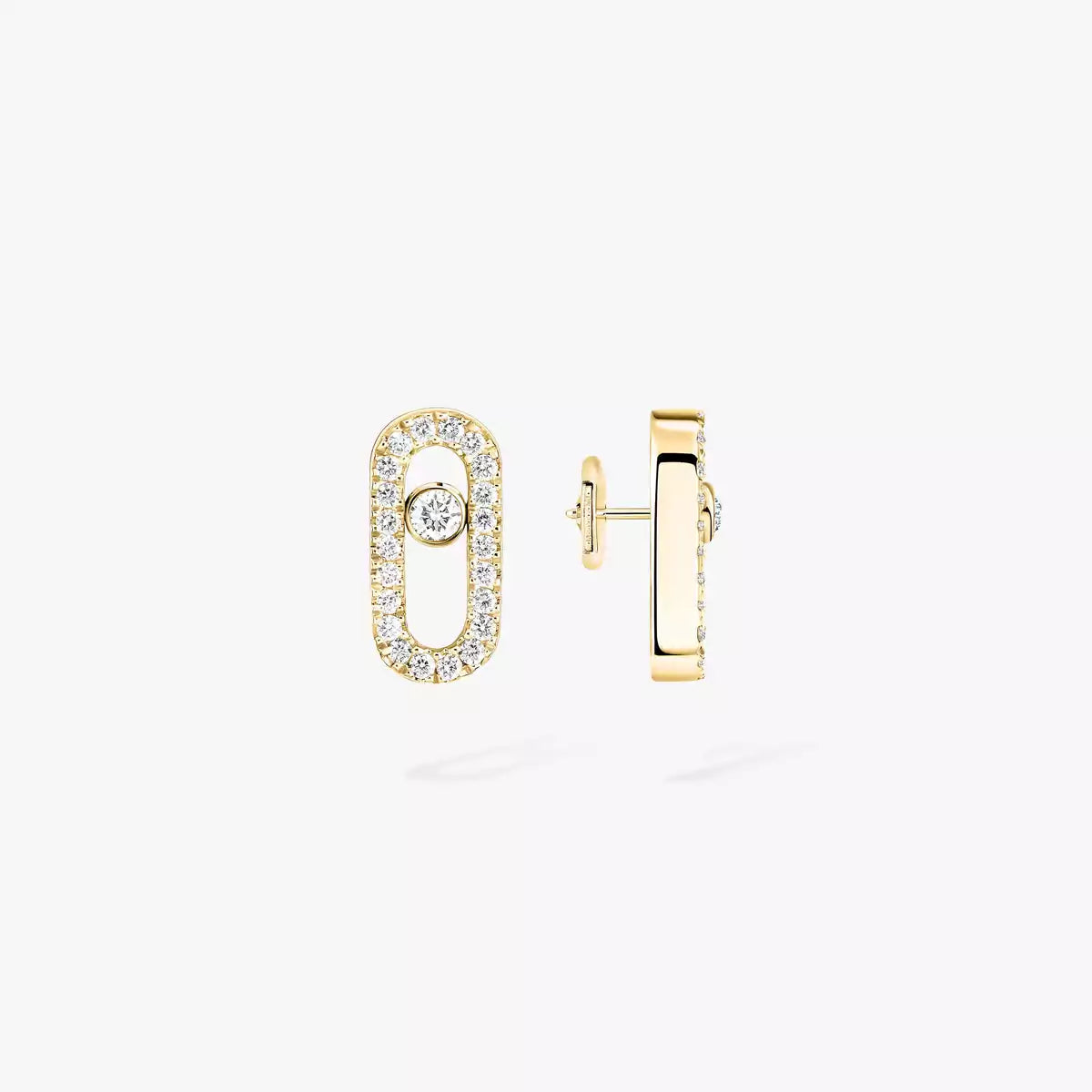 [Imperial] Move Uno Diamond Earrings