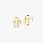 [Imperial] Move Uno Diamond Stud Earrings
