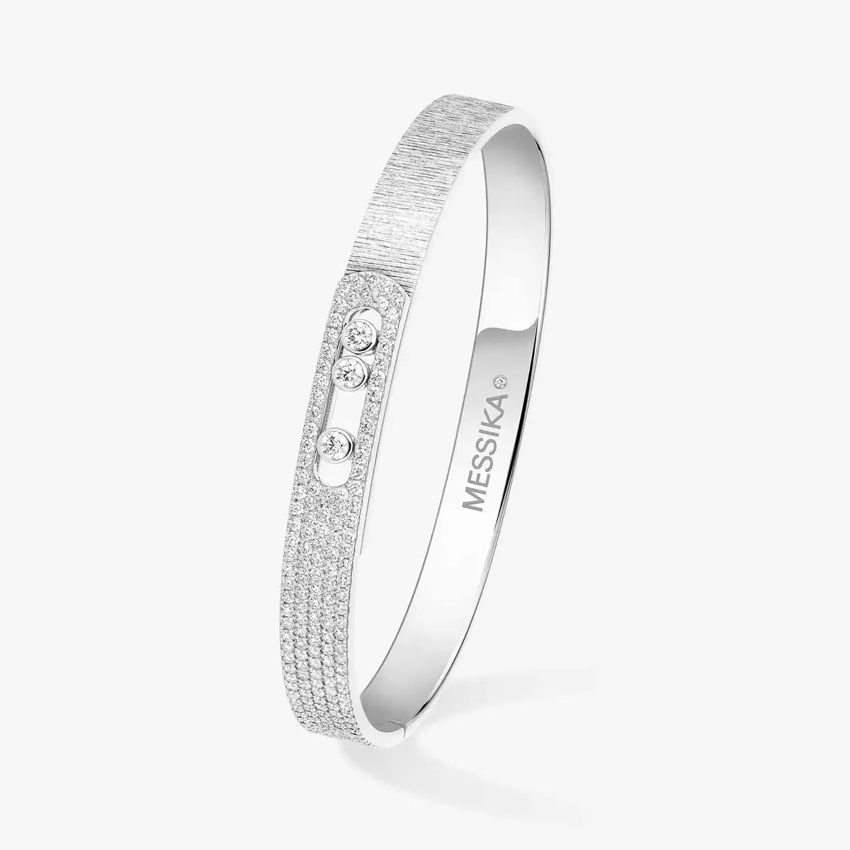[Imperial] Move Noa Ciselé half pavé bangle