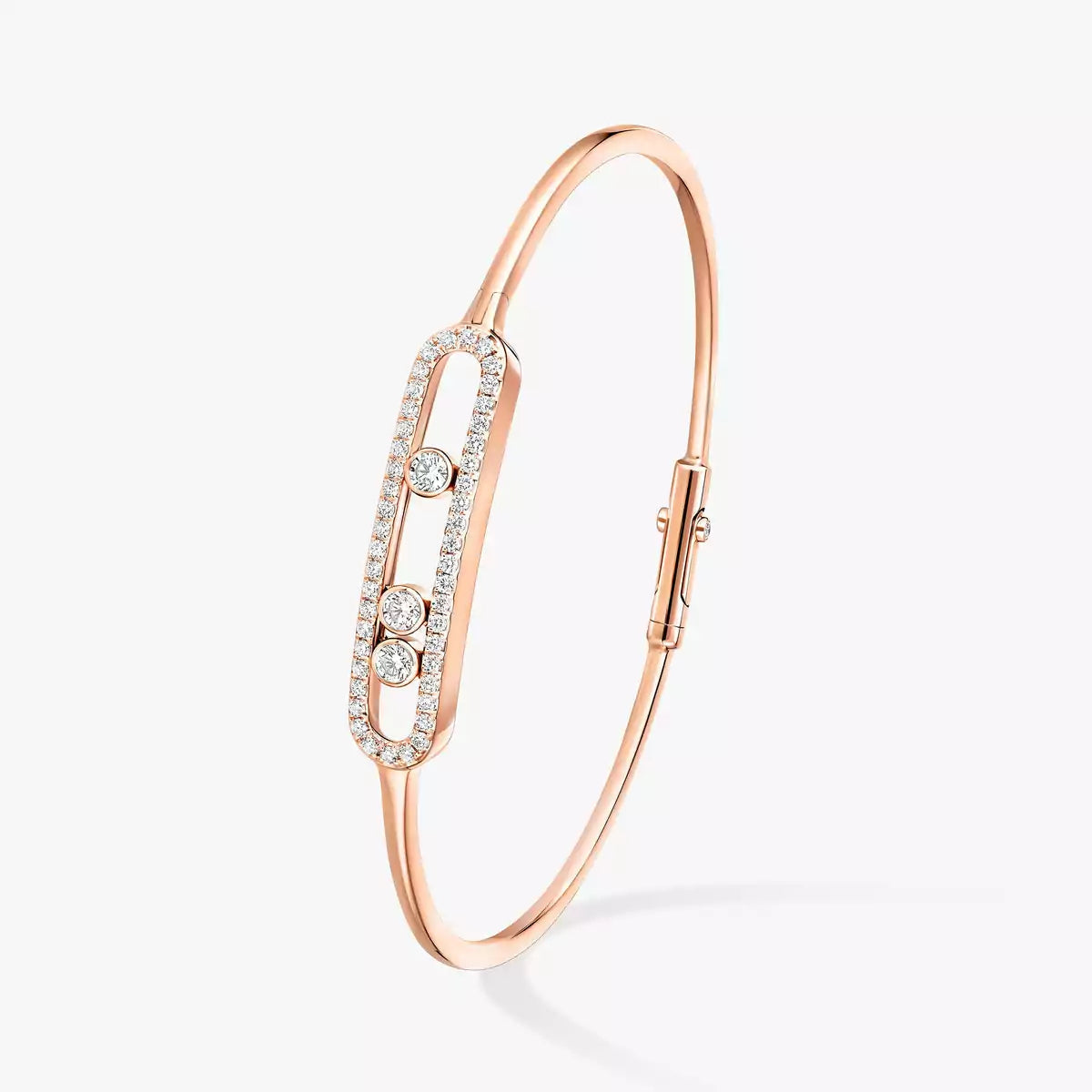 [Imperial] Move Pavé Diamond Bangle Bracelet M