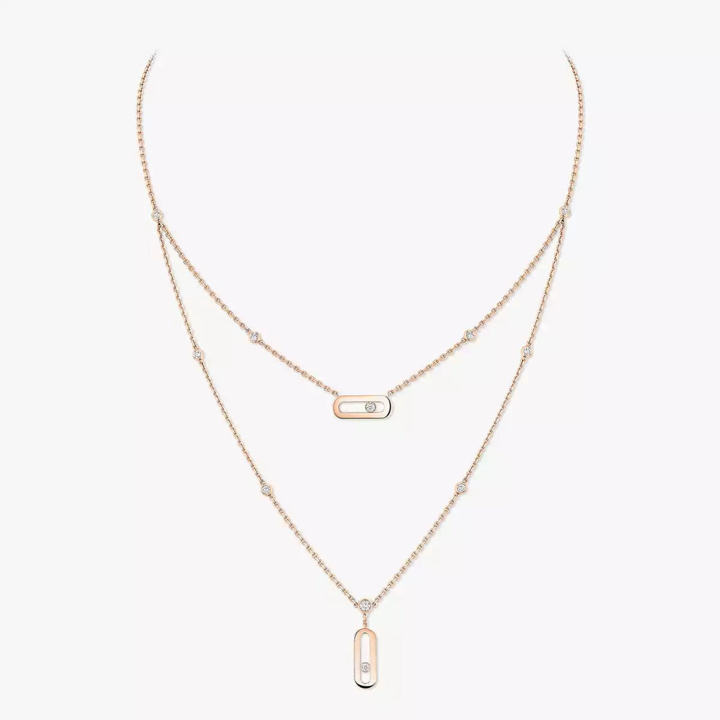 [Imperial]  Move Uno Diamond Necklace