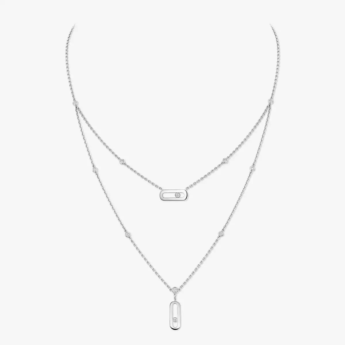 [Imperial]  Move Uno Diamond Necklace