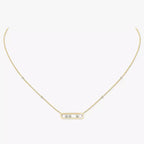 [Imperial]  Baby Move Gold Diamond Necklace