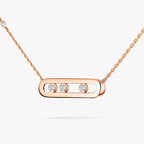 [Imperial]  Baby Move Gold Diamond Necklace