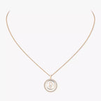 [Imperial] Lucky Move Diamond Necklace in Rose Gold and White Mother-of-Pearl