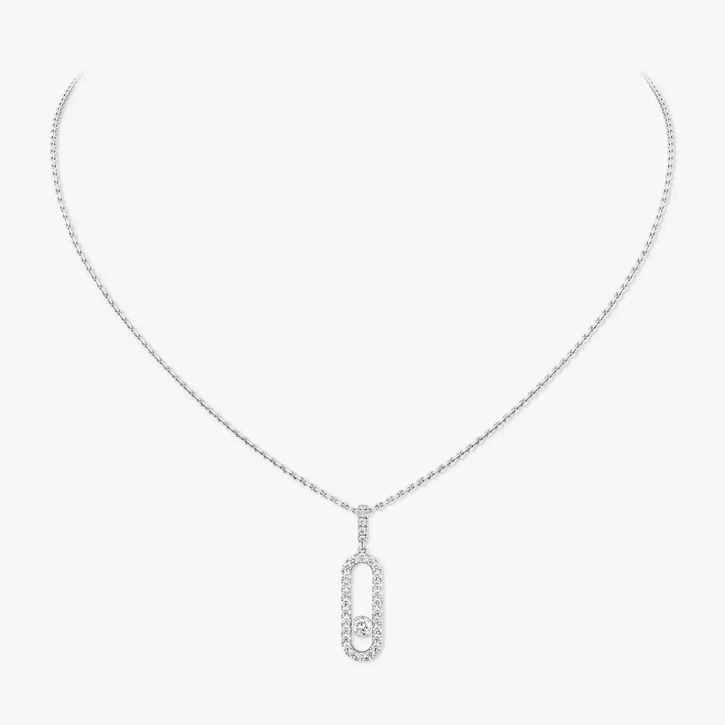 [Imperial] Move Uno Diamond Necklace in Rose Gold