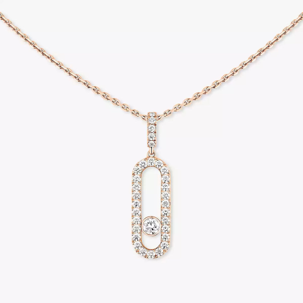 [Imperial] Move Uno Diamond Necklace in Rose Gold