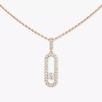 [Imperial] Move Uno Diamond Necklace in Rose Gold