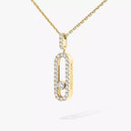 [Imperial] Move Uno Diamond Necklace in Rose Gold