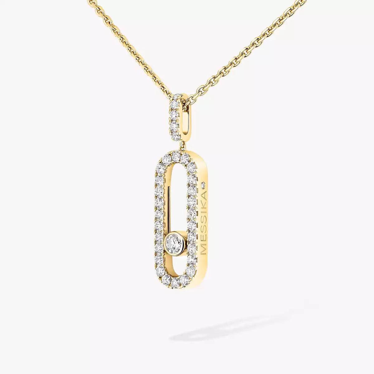 [Imperial] Move Uno Diamond Necklace in Rose Gold