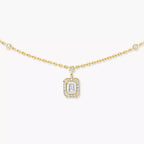 [Imperial] My Twin Diamond Necklace in Silver