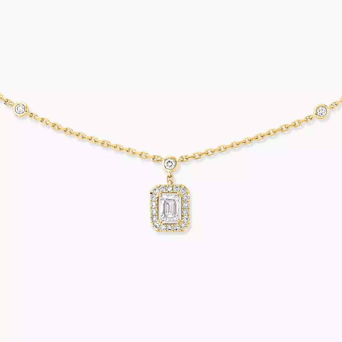 [Imperial] My Twin Diamond Necklace in Silver