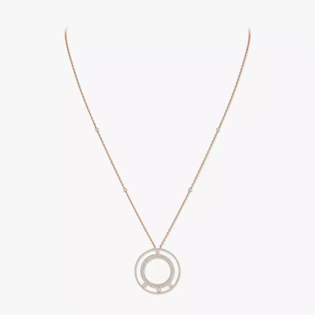 [Imperial] Move Romane Long Pave_-Set Diamond Necklace