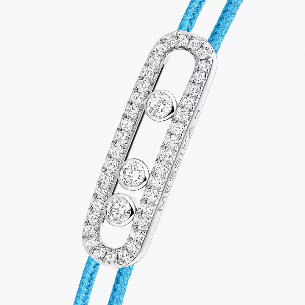 [Imperial] Messika Care(s) pink cord pavé bracelet