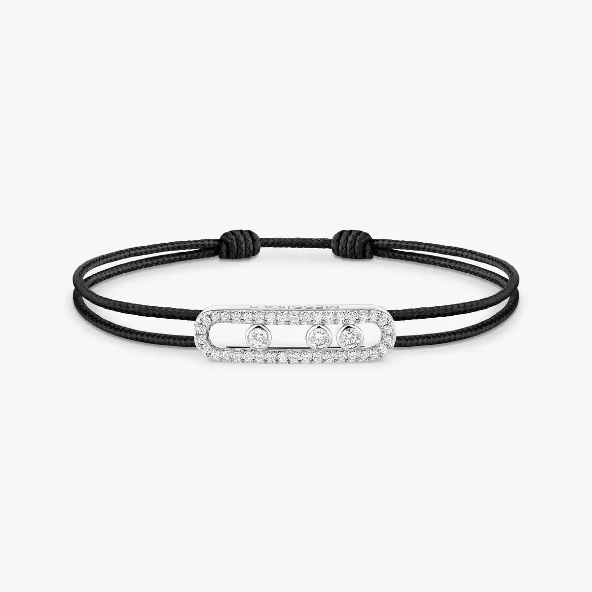 [Imperial] Messika Care(s) pink cord pavé bracelet