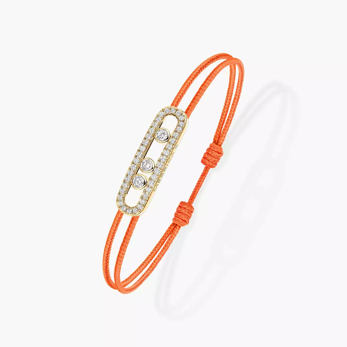 [Imperial] Messika Care(s) pink cord pavé bracelet