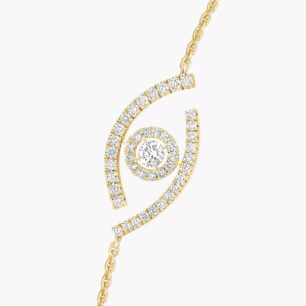 [Imperial] Lucky Eye Pave-Set Diamond Bracelet
