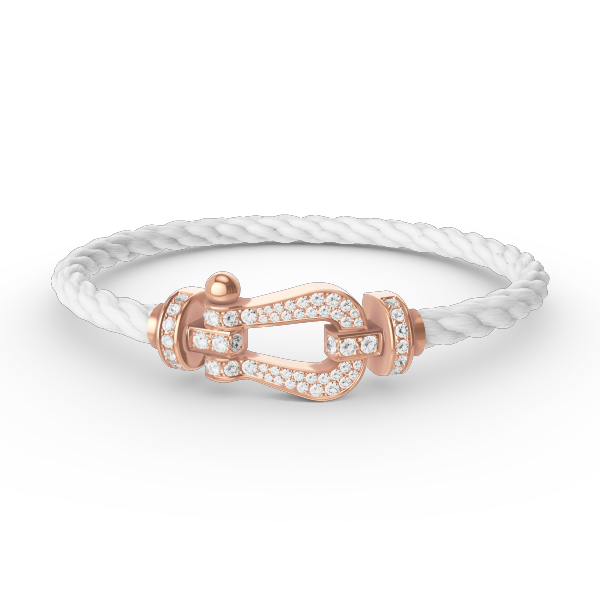 [Imperial] FORCE LARGE HORSESHOE FULL DIAMOND BRACELET ROSE GOLD