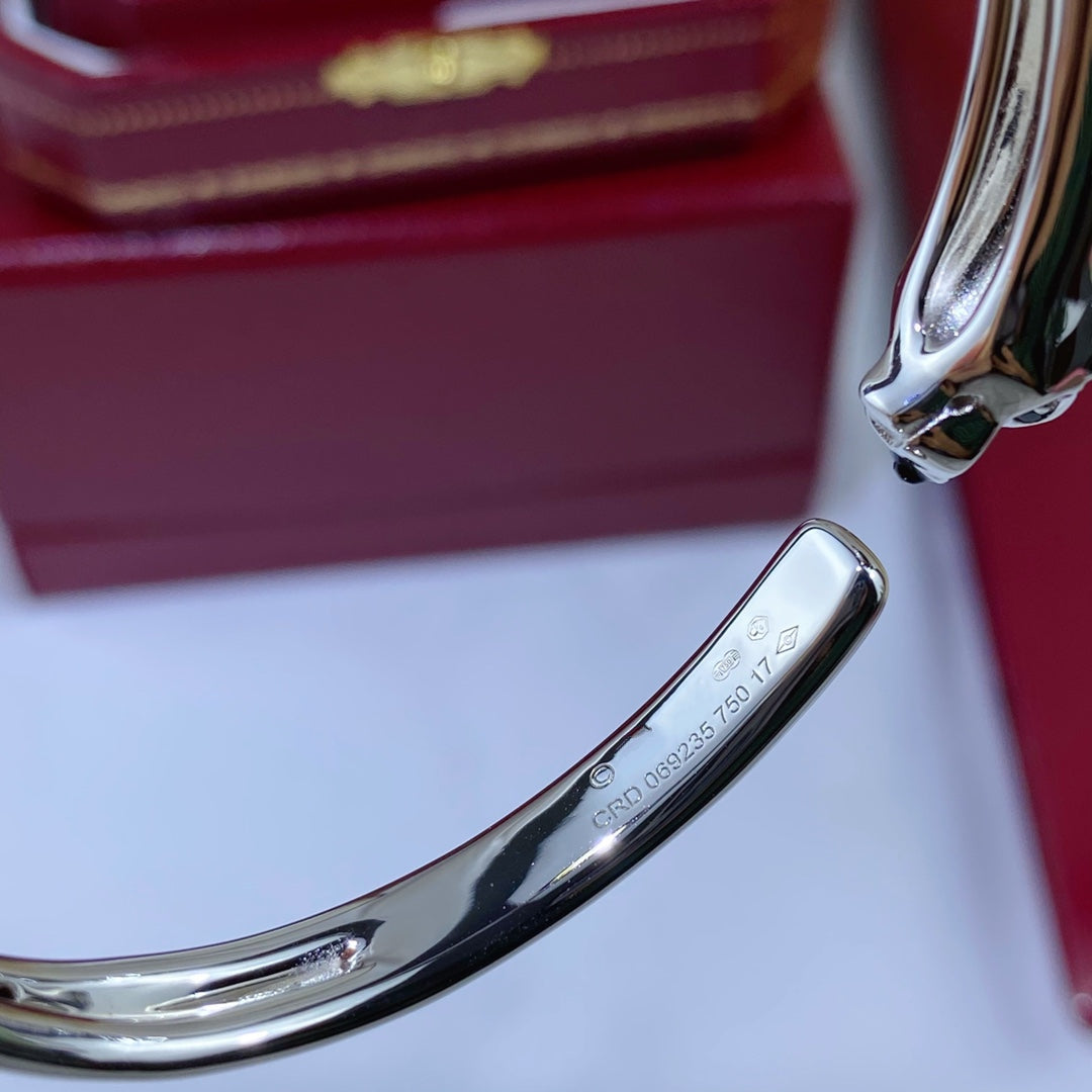 [Imperial] PANTHERE SILVER OPEN BRACELET